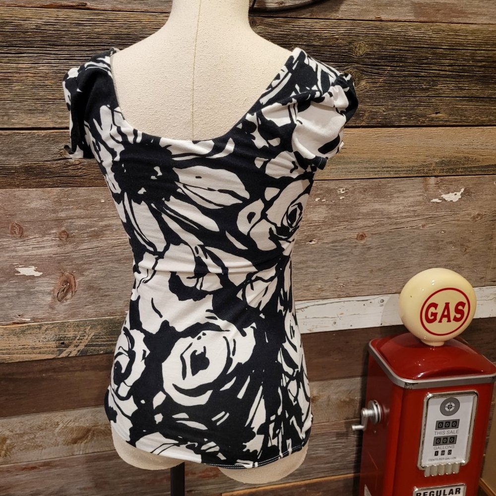Express womens top. Black/White - 2 For $10 - Picture 2 of 2